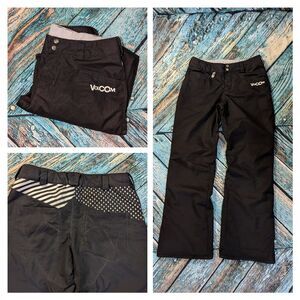 Volcom Small Black Women's Komachi Snowboarding Pants‎ 5000mm 7000GM2 StreetWear